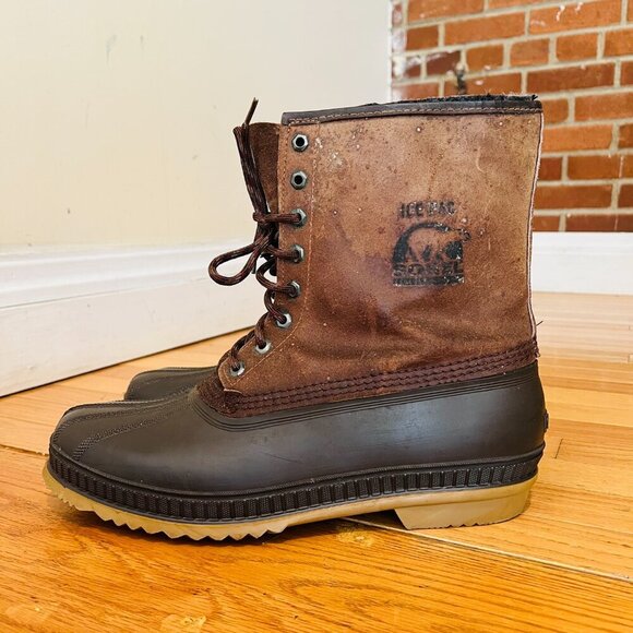 Sorel Kaufman Canada Waterproof Work Boots Felt Lined Size 13 - Picture 2 of 16